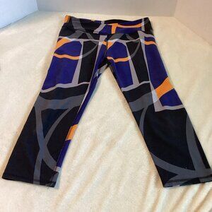 Fabletics Salar Abstract Printed Capri Leggings